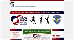 Desktop Screenshot of donbosconuovosalario.org