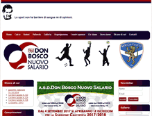Tablet Screenshot of donbosconuovosalario.org
